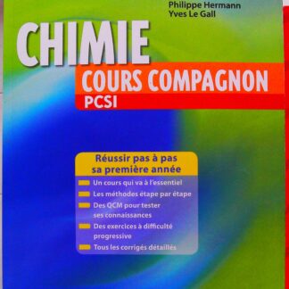 Chimie Cours Compagnon Pcsi-