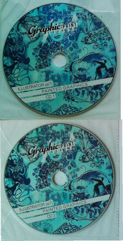 Graphic - Print Source - Painted Graphics avec 2 CD (livre en anglais)-