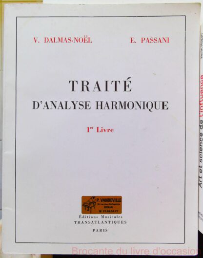 Traité d'analyse harmonique-