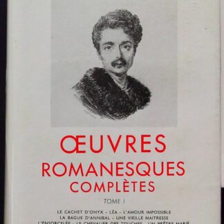 Barbey D'aurevilly. Œuvres Romanesques Complètes, Vol. 1 Pléiade.