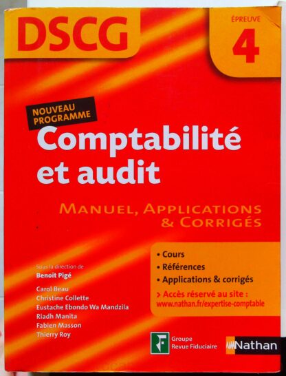 Compta Et Audit Epr 4 Dscg Ele-