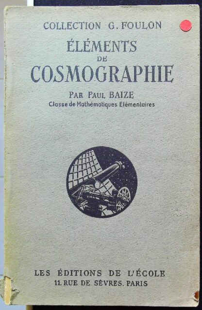 Eléments de cosmographie