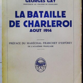 La Bataille de Charleroi Aout 1914