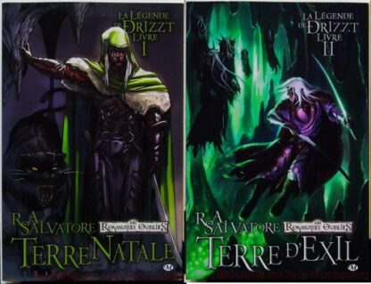 La Légende de Drizzt, Tome 1 (Terre natale) et 2 (Terre d’exil)-