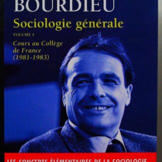 Sociologie générale vol 1--