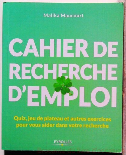 Cahier de recherche d'emploi-