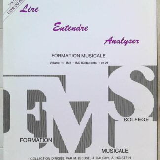 Lire entendre analyser volume 1 professeur (Partition)