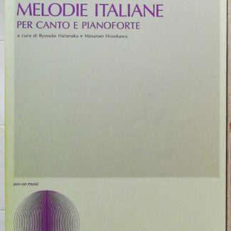 Melodie italiane chant per canto pianoforte (Italien-Japonais) (Partition)-