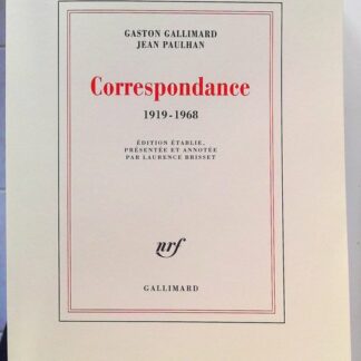 Correspondance (1919-1968)