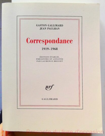 Correspondance (1919-1968)