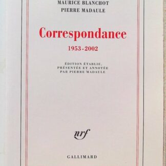 Correspondance (1953-2002)