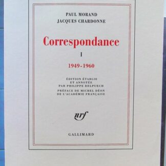 Correspondance (Tome 1-1949-1960)