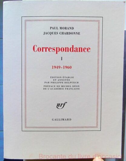 Correspondance (Tome 1-1949-1960)