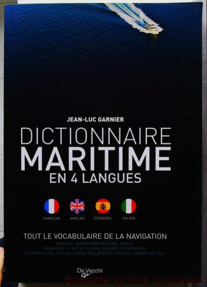 Dictionnaire maritime en 4 langues-