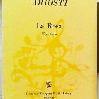 La rosa. Kantate – Partition- (Texte en Allemand)-+ 3 partitions détachables-