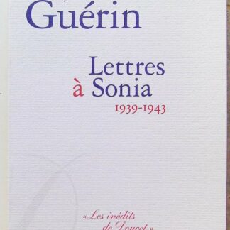 Lettres à Sonia (1939-1943)