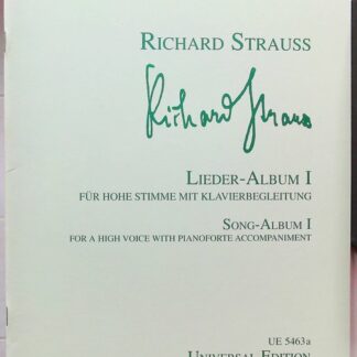 Lieder Album Vol. 1- Richard Strauss – Partition