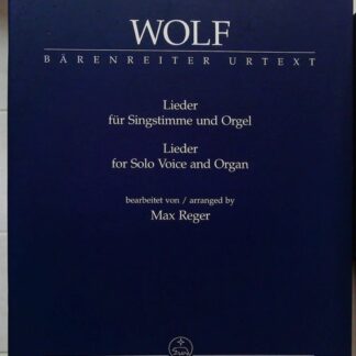 Lieder für Singstimme und Orgel – Max Reger – Partition-