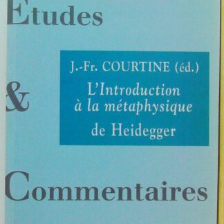 L'Introduction à la métaphysique de Heidegger