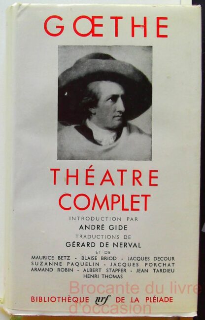 Pléiade - Goethe: Théâtre complet