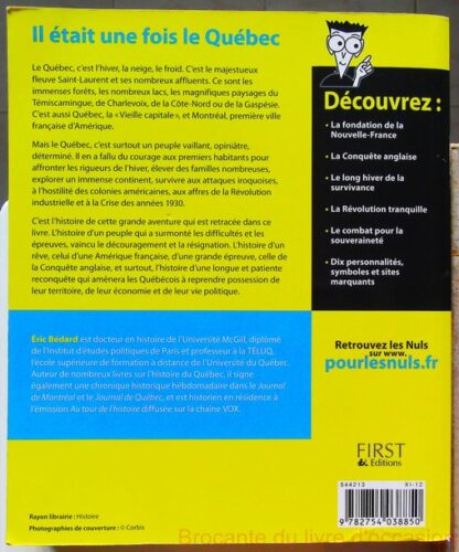 L'Histoire du Québec pour les Nuls – Image 3