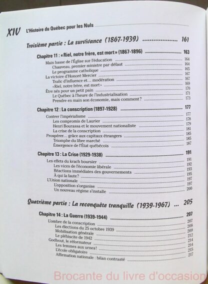 L'Histoire du Québec pour les Nuls – Image 7