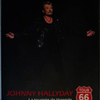 Livre Johnny Hallyday La tournée de légende Tour 66