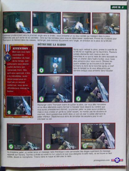 Medal Of Honor, En Première Ligne - Guide Stratégique Officiel Prima - Jeu Ps2 – Image 6