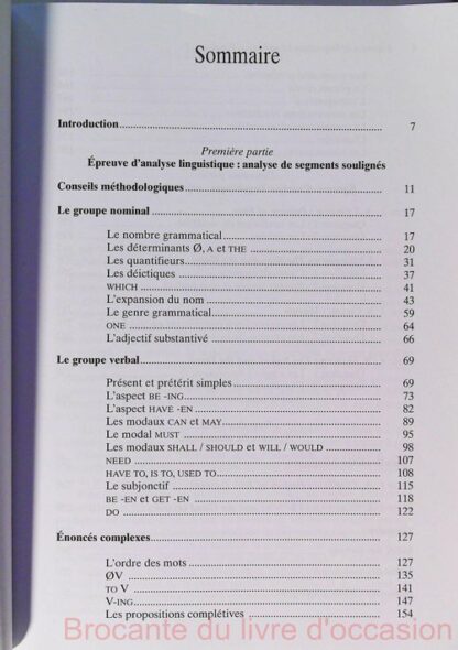 Epreuve De Linguistique Agregation Anglais. Grammaire, Phonologie – Image 4