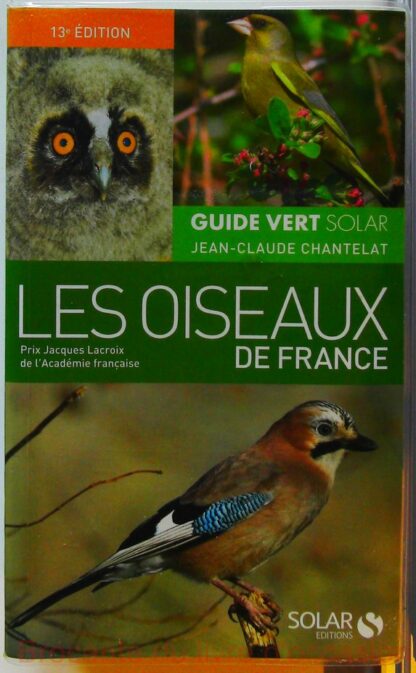 Guide Vert Des Oiseaux De France