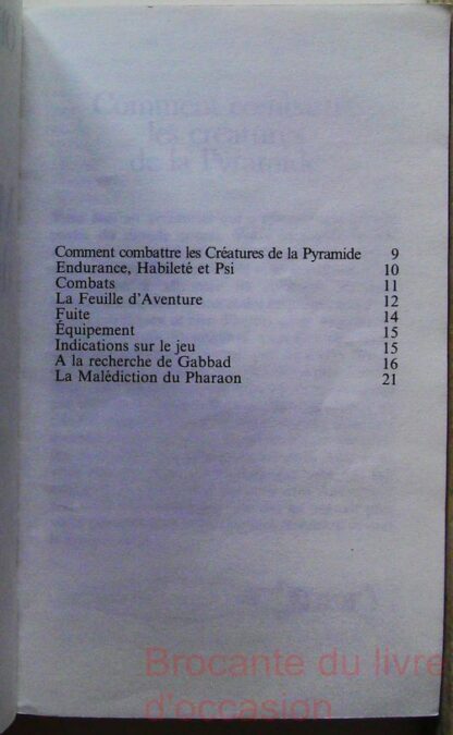 La Malédiction du pharaon - Dragon d'Or -  Un livre dont vou etes le héros – Image 4