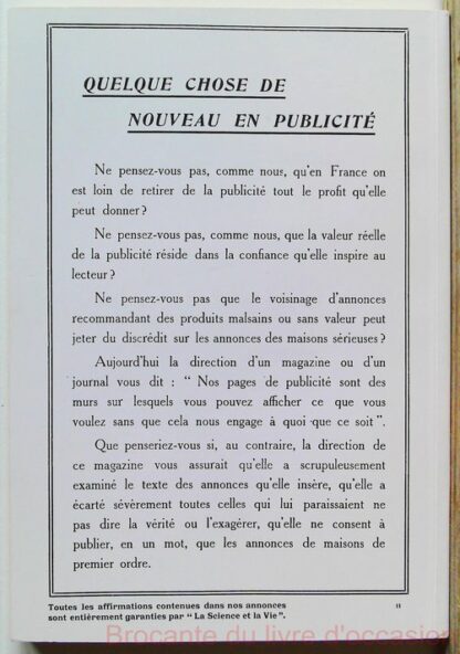 La science et la vie numéro 1 de 1913 (réédition de 1975) – Image 3