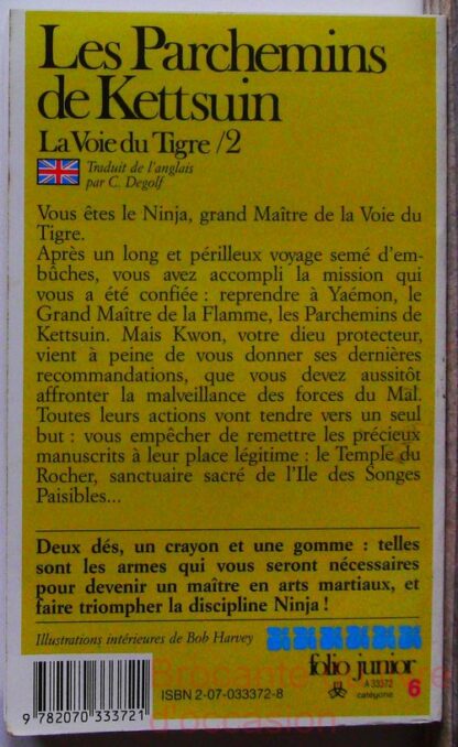 Les Parchemins de Kettsuin - La voie du tigre 2- Un livre dont vou etes le héros – Image 3