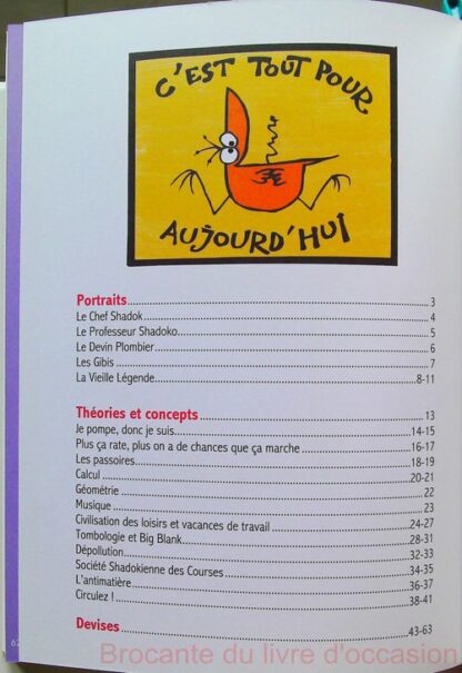 Lot de 2 livres -Les shadoks - Devises et théories + Les shadocks (préface de Claude Piéplu) – Image 5