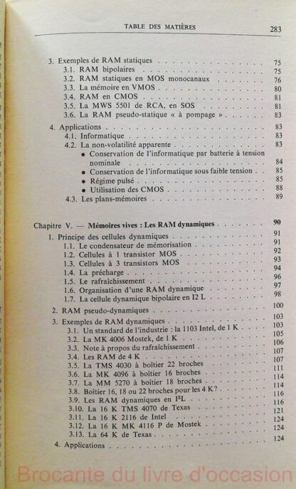 Mémoires intégrées - Fonctionnement, choix, utilisation – Image 6