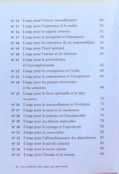 49 Clés Pour Accéder Au Monde Des Anges - Symboles Des Anges Guérisseurs-manque la carte 9 – Image 11