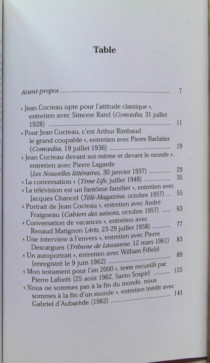 Cocteau par Cocteau avec CD – Image 8