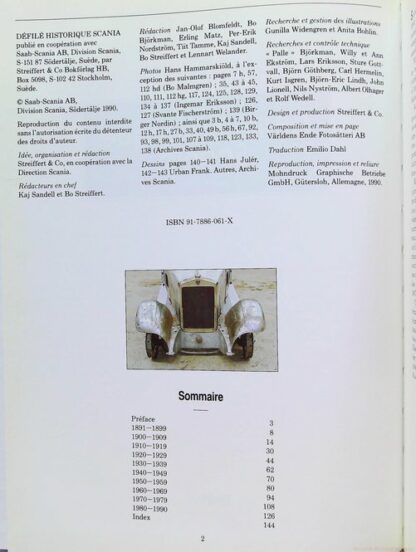 Defile Historique Scania.Wagon Automobiles Cars Camions .1891-1991 – Image 4