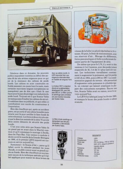 Defile Historique Scania.Wagon Automobiles Cars Camions .1891-1991 – Image 7