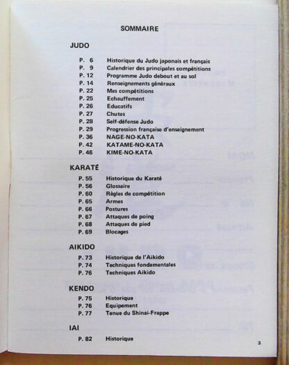 Le Memento Des Arts Martiaux. Judo Karate. Aikido Kendo – Image 4