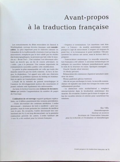 Le bilan musculaire de Daniels et Worthingham – Image 6