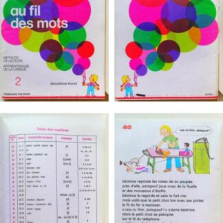 Lot de 3 Au fil des mots cp Livret 1,2 et 3