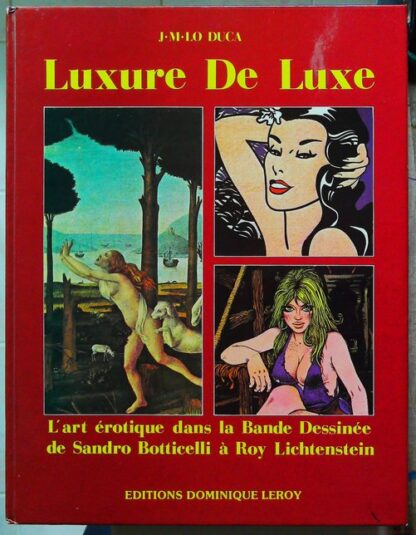 Luxure de luxe ou l'art érotique dans la bande dessinée de Sandro Botticelli à Roy Lichtenstein