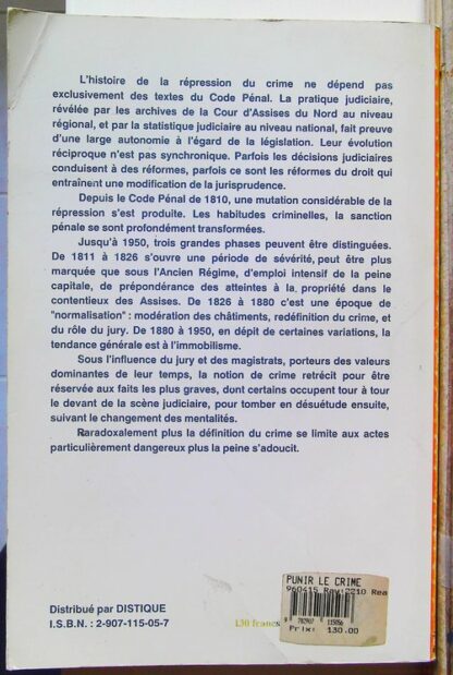 Punir le crime - La repression judiciaire depuis le code pénal – Image 3