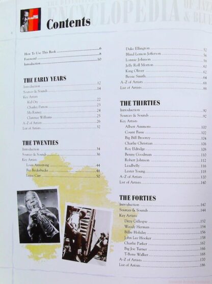 The Definitive Illustrated Encyclopedia Jazz et Blues (en anglais) – Image 4