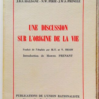 Une discussion sur l origine de la vie.