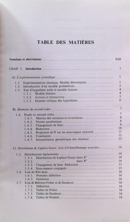 Analyse de variance et plans d'expérience – Image 4