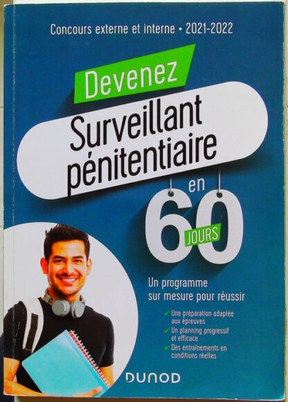 Devenez Surveillant pénitentiaire en 60 jours - Concours externe et interne 2021-2022