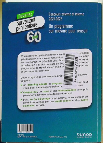 Devenez Surveillant pénitentiaire en 60 jours - Concours externe et interne 2021-2022 – Image 3