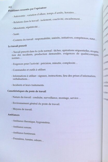 Ergonomie concepts et méthodes – Image 7